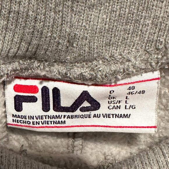 FILA Women's Gray Joggers with Back Pocket - Size Large - Picture 2 of 3